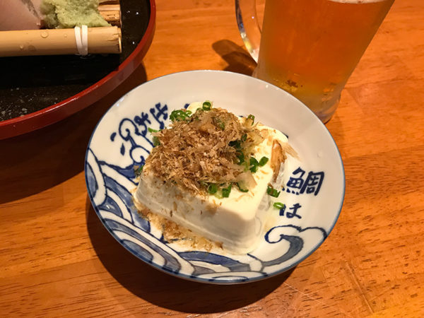 大衆酒蔵 ひょっとこおかめ 冷奴