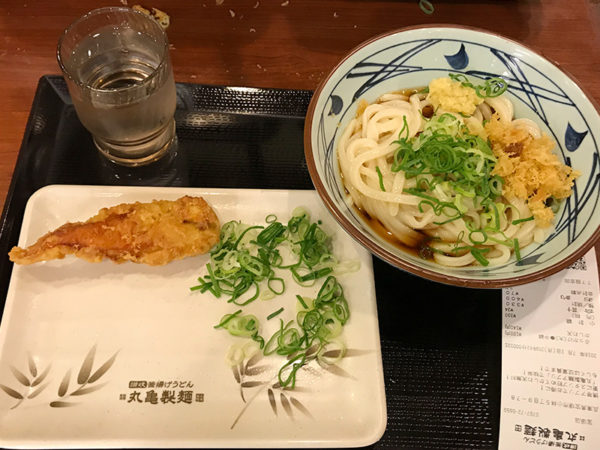 丸亀製麺 ぶっかけうどん 大 かしわ天