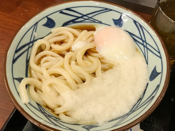 丸亀製麺 とろ玉うどん 並