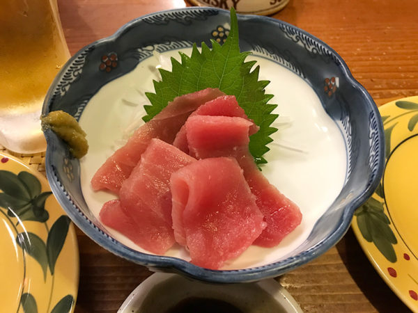 宝塚 小林 立ち飲み さんさん堂 めばちマグロ 中トロ